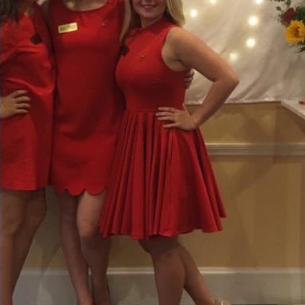 Beautiful Red Dress with Twirly Skirt